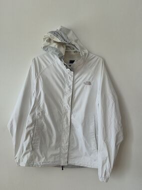 The North Face Women's White Hooded Lightweight Jacket